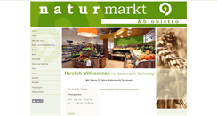 Desktop Screenshot of naturmarkt-schleswig.de